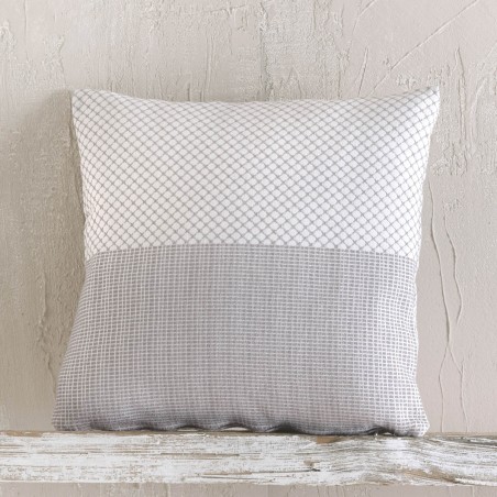 Μαξιλαροθήκη Διακόσμησης Rythmos Ombre Εκρου 40x40