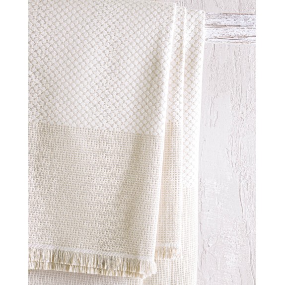 Ριχτάρι Τετραθέσιου Rythmos Ombre Εκρου 180x330