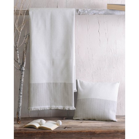 Ριχτάρι Τετραθέσιου Rythmos Ombre Εκρου 180x330