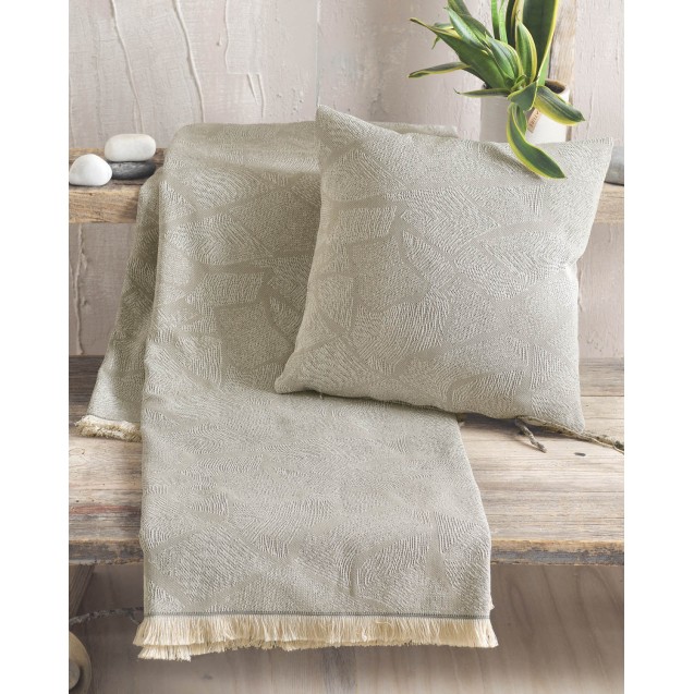 Μαξιλαροθήκη Διακόσμησης Rythmos Casa Μπεζ 40x40