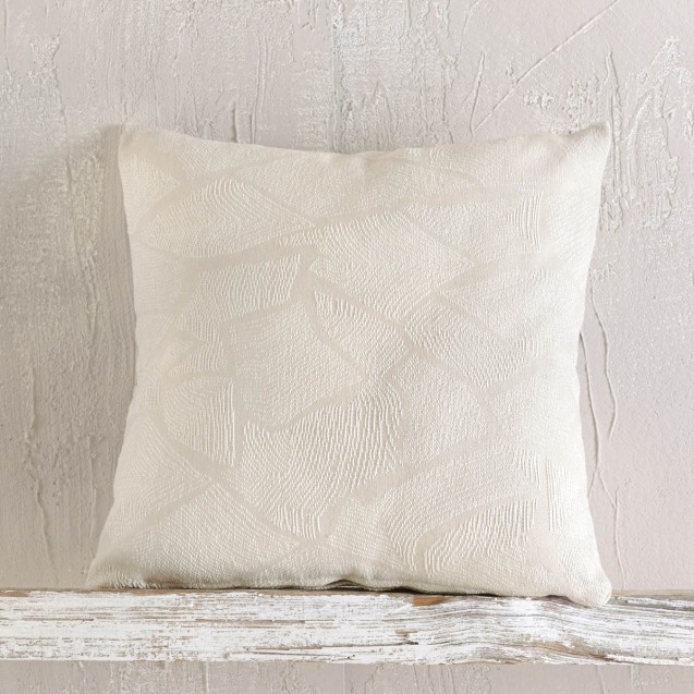 Μαξιλαροθήκη Διακόσμησης Rythmos Casa Εκρου 40x40