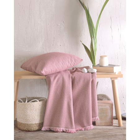 Μαξιλαροθήκη Διακόσμησης Rythmos Silvana Σαπιο Μηλο 40x40