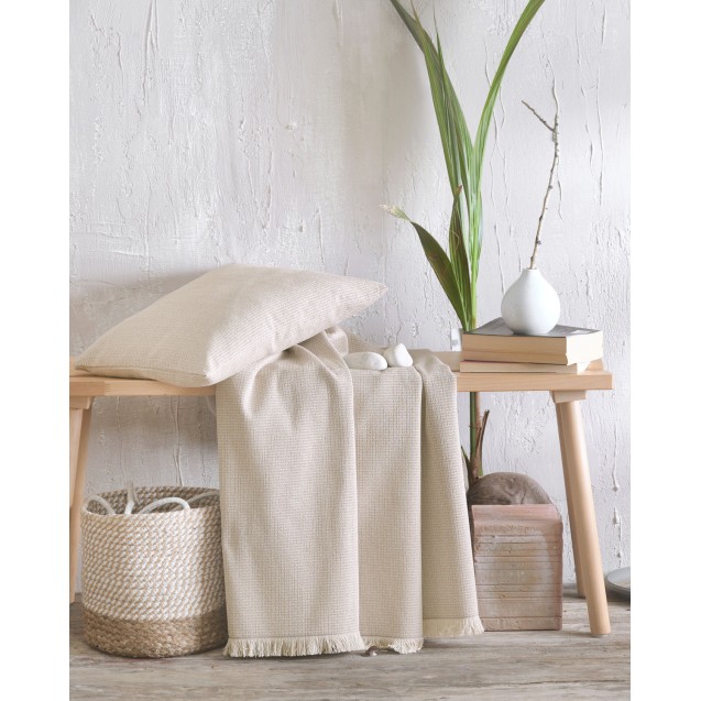 Μαξιλαροθήκη Διακόσμησης Rythmos Silvana Μπεζ...