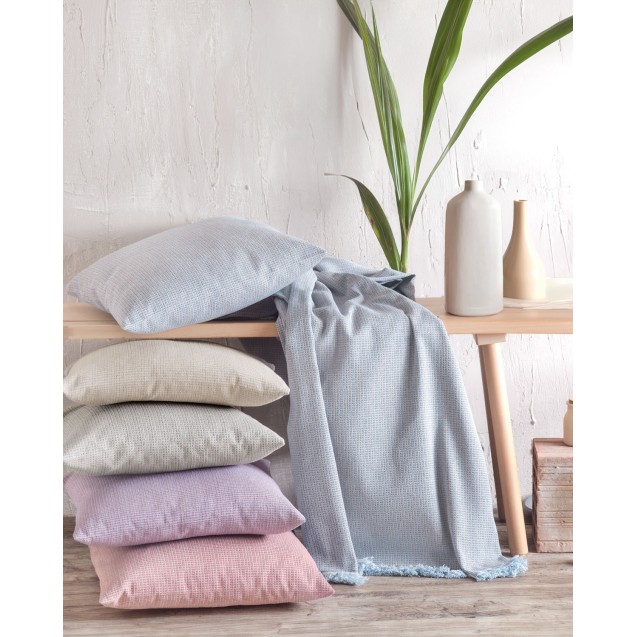 Μαξιλαροθήκη Διακόσμησης Rythmos Silvana Μπεζ...