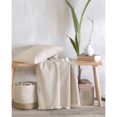 Ριχτάρι Πολυθρόνας Rythmos Silvana Μπεζ 180x160