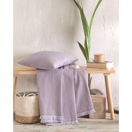 Μαξιλαροθήκη Διακόσμησης Rythmos Silvana Λιλα 40x40