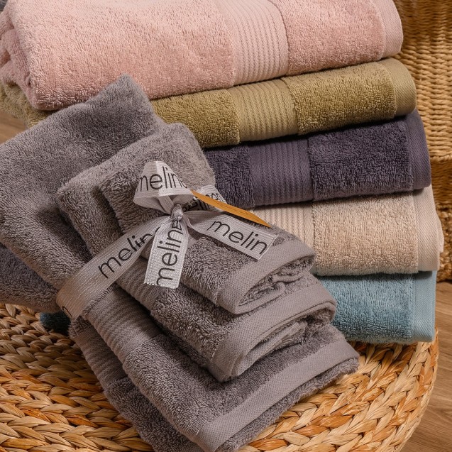 Σετ Πετσέτες 3 Τεμαχίων Melinen Kenzo Beige