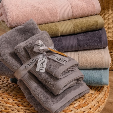 Σετ Πετσέτες 3 Τεμαχίων Melinen Kenzo Olive