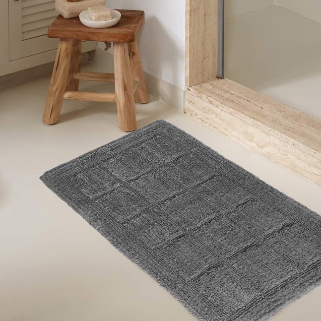 Ταπέτο Μπάνιου Melinen Dante Dark Grey 50x80