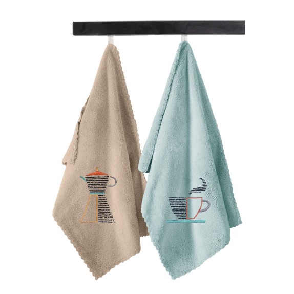 Σέτ Πετσέτες Κουζίνας 2 Τεμαχίων Guy Laroche Gourmet...