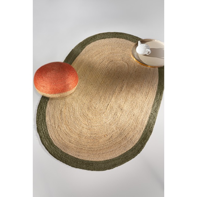 Χαλί Guy Laroche Nest Olive Oval 140x210 