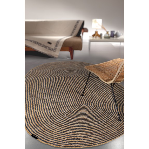 Χαλί Guy Laroche Hartum Anthracite Oval 130x200 