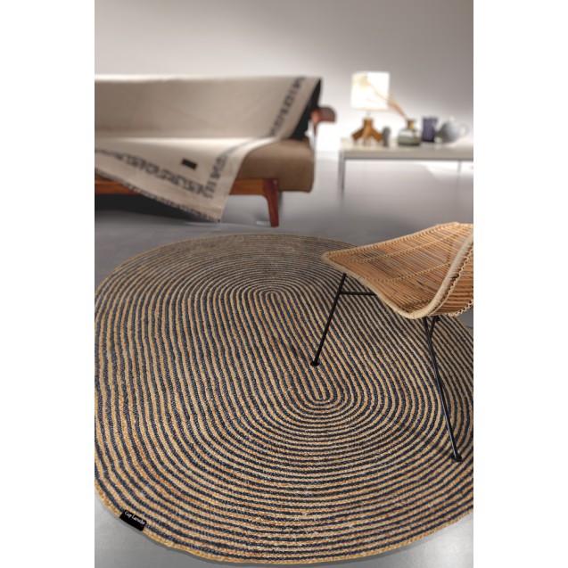 Χαλί Guy Laroche Hartum Anthracite Oval 130x200 