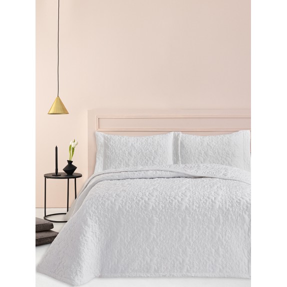 Σετ Κουβερλί King Size 3 Τεμαχίων Palamaiki Wed100 White...