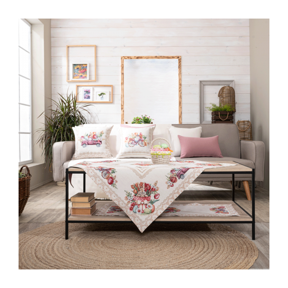 Καρέ & Τραβέρσα Teoran Bonnel (Σετ 2τεμ-) - 100x100cm &...