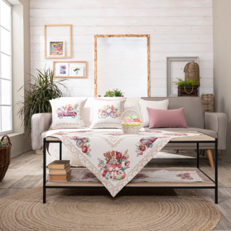 Καρέ & Τραβέρσα Teoran Bonnel (Σετ 2τεμ-) - 100x100cm & 40x100cm