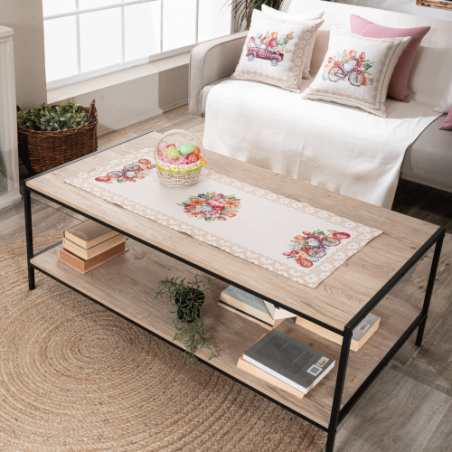 Καρέ & Τραβέρσα Teoran Bonnel (Σετ 2τεμ-) - 100x100cm & 40x100cm