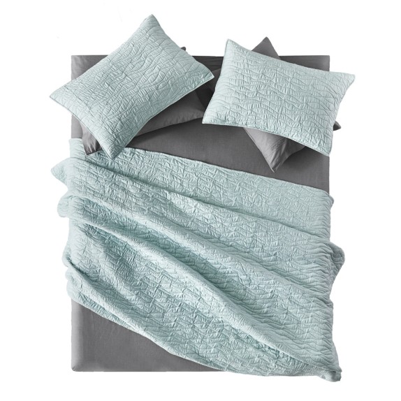 Σετ Κουβερλί Μονό 2 Τεμαχίων Guy Laroche Shadow Mint 160x220