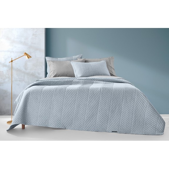 Σετ Κουβερλί King Size 2 Τεμαχίων Guy Laroche Bone Blue...