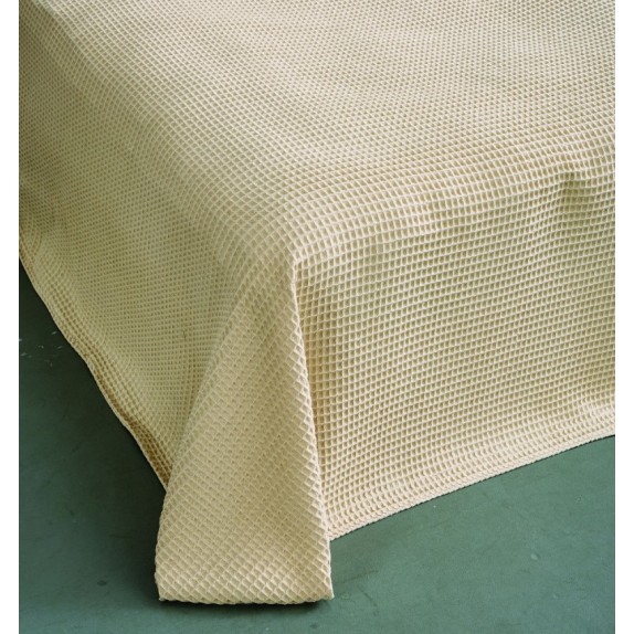 Κουβερτα Πικε Mini Βαφλα Sb Home 220Χ240 Evan Beige