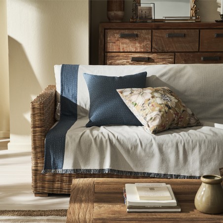 Ριχτάρι Τριθέσιου Gofis Home Rukia Water Grey/ Ocean Blue 269 170x310