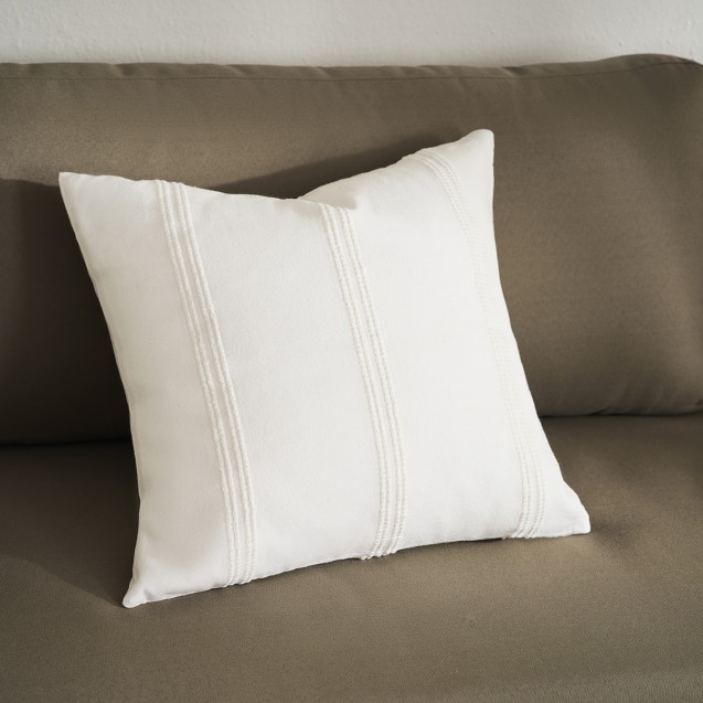 Μαξιλαροθήκη Gofis Home Rathma Ecru 375 43x43