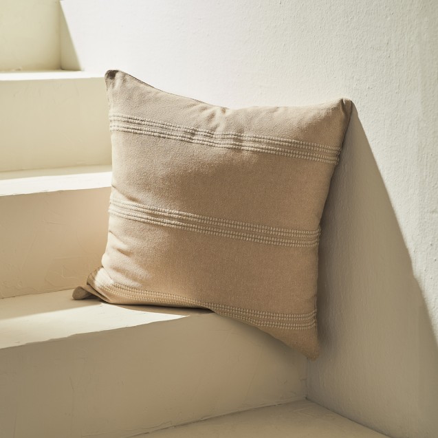 Μαξιλαροθήκη Gofis Home Rathma Wet Sand Beige...