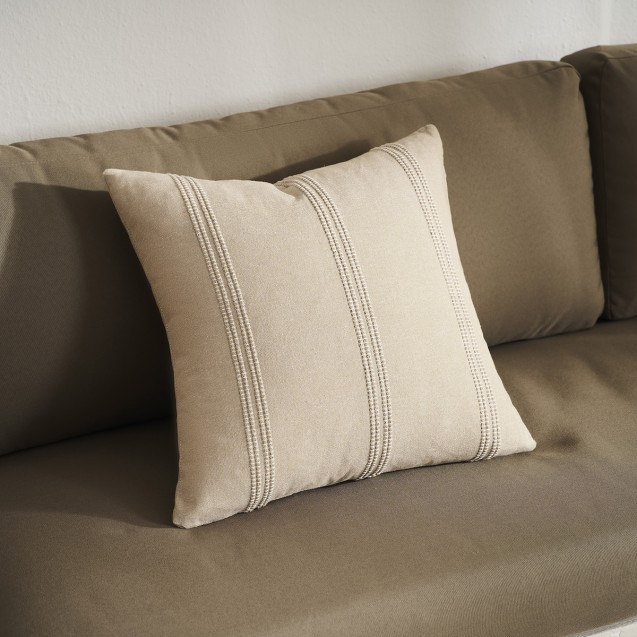 Μαξιλαροθήκη Gofis Home Rathma Natural Beige...