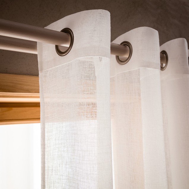 Κουρτίνα Με Τρουκς Gofis Home Combe Offwhite...