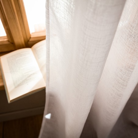 Κουρτίνα με σιρίτι Gofis Home Combe Offwhite 502/05 200x295