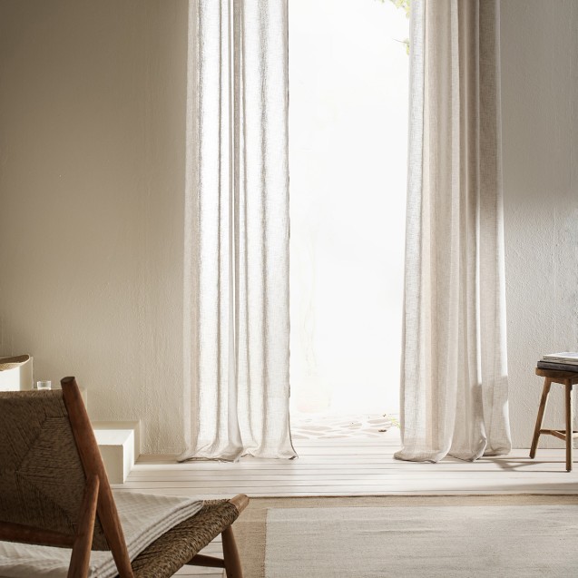 Κουρτίνα με σιρίτι Gofis Home Elephant Grey 502...