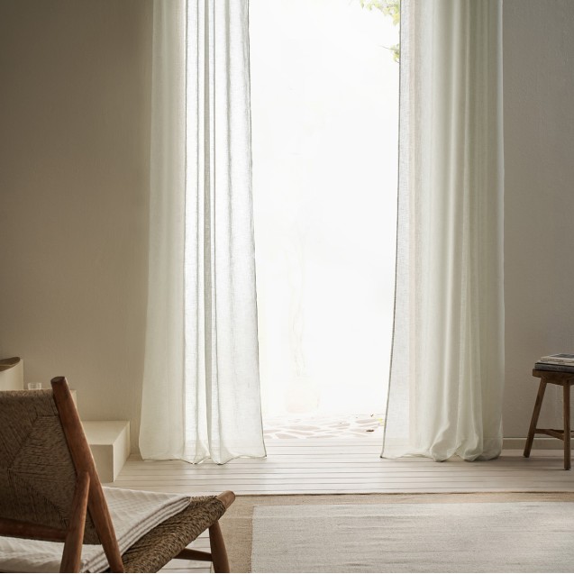 Κουρτίνα με σιρίτι Gofis Home Combe Fresh Aqua...