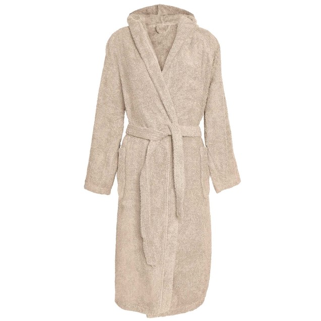 Μπουρνουζι Madi Με Κουκουλα Champagne Small