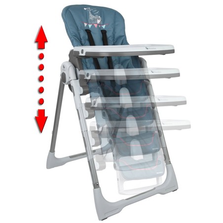 Καρέκλα Φαγητού Renolux Vision Με Τη Σόφι Την Καμηλοπάρδαλη Μαύρο RNL097209