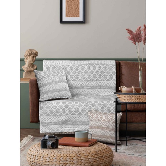 Ριχτάρι Διθέσιου Madi 170x250 Eclectic Grey