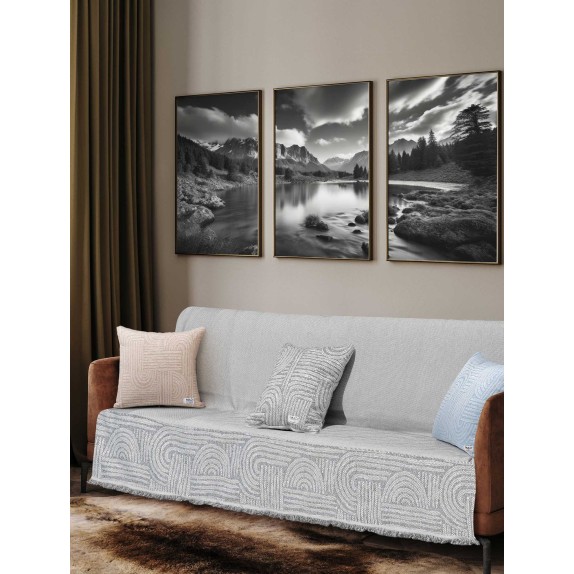Ριχτάρι Τετραθέσιου Madi 170x340 Ethereal Grey