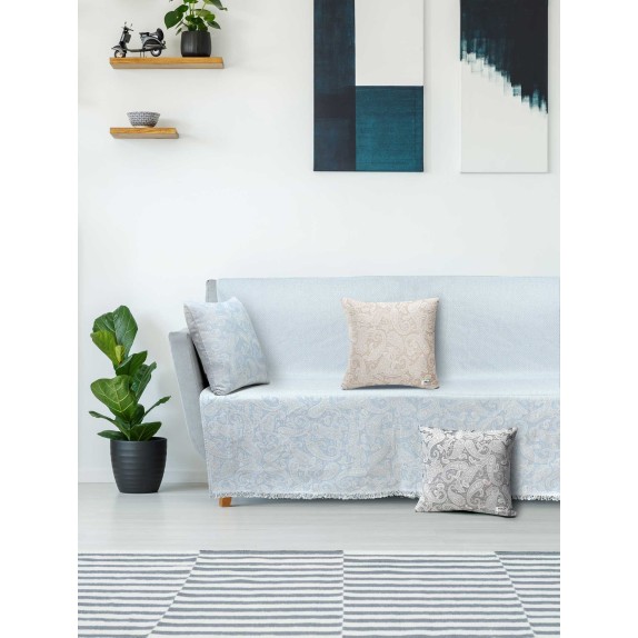 Ριχτάρι Διθέσιου Madi 170x250 Rococo Cyan