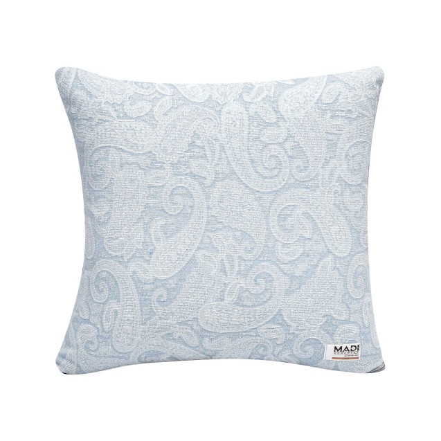 Διακοσμητικό Μαξιλάρι Madi 45x45 Rococo Cyan