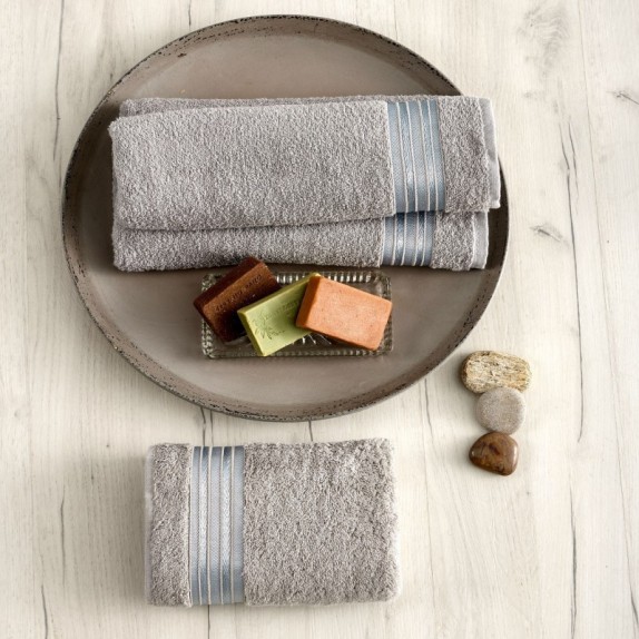 Σετ Πετσέτες 3 Τεμαχίων Sb Home Amira Sand