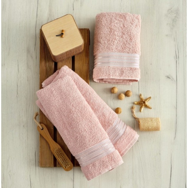 Πετσέτα Μπάνιου Sb Home Amira Salmon 70x140