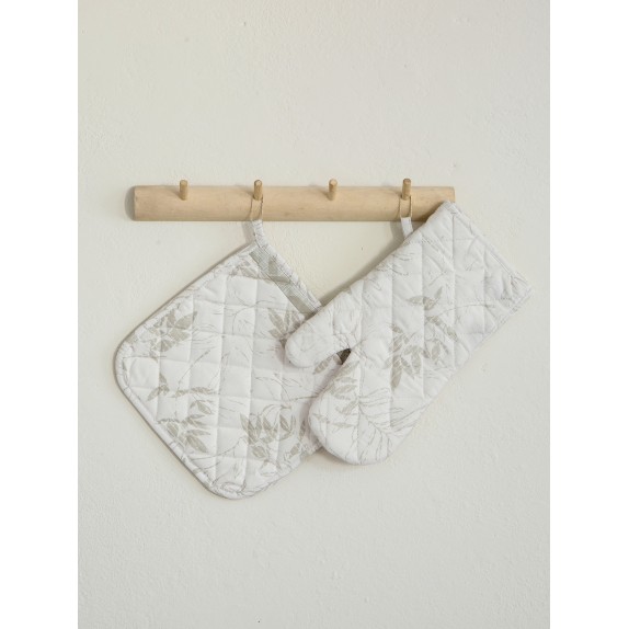 Σετ Κουζίνας (Γάντι + Πιάστρα) Nima - Foliage