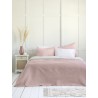 Κουβερλί King Size Nima 240x260 - Natara Light Beige / Rose Pink