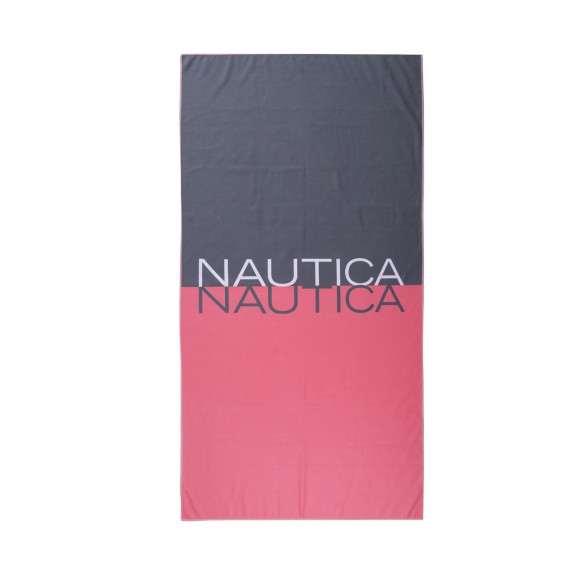 Πετσέτα Θαλάσσης Nef-Nef Nautica Duocolor 75x150 Coral