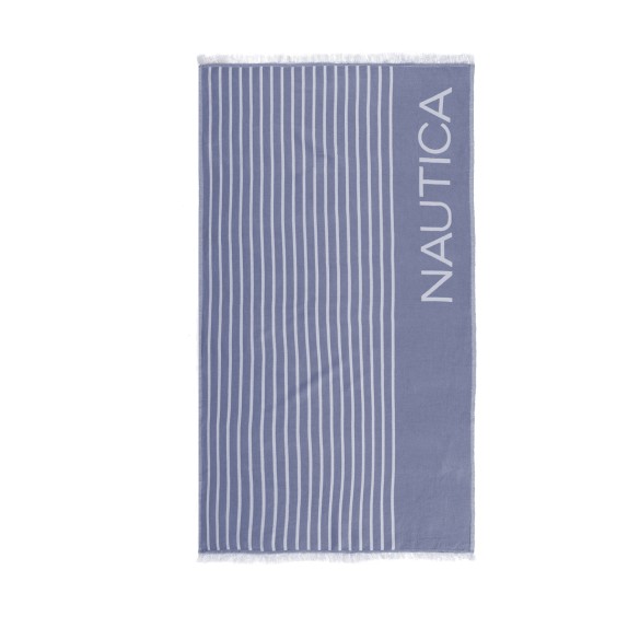 Πετσέτα Θαλάσσης Nef-Nef Nautica Stripe 90x170 Denim