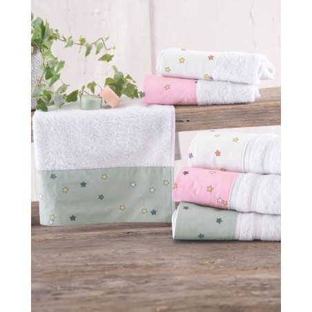 Σετ Πετσέτες 3 Τεμαχίων Rythmos Blaze Λευκό Σε Σακούλα Λευκό