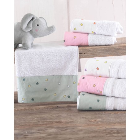 Σετ Βρεφικές Πετσέτες 2 Τεμαχίων Rythmos Blaze Πρασινο