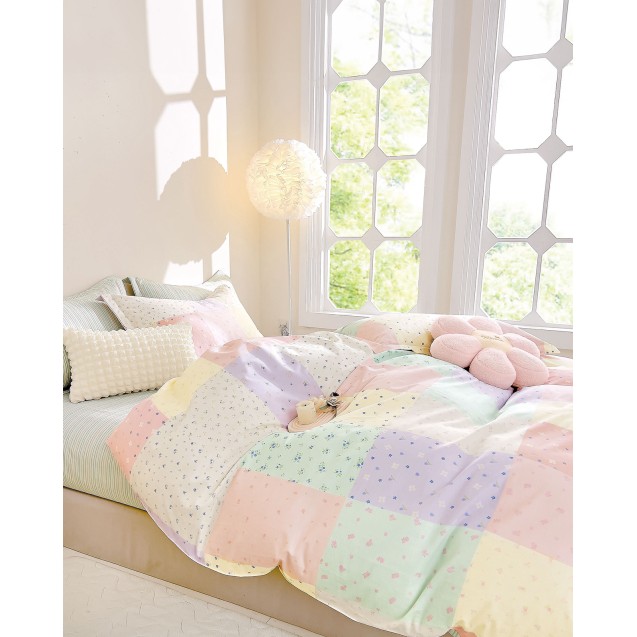 Σετ Παπλωματοθήκη Υπέρδιπλη 3 Τεμαχίων Rythmos...