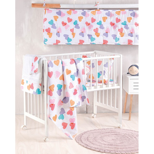 Σετ Παπλωματοθήκη Κούνιας 2 Τεμαχίων Rythmos...