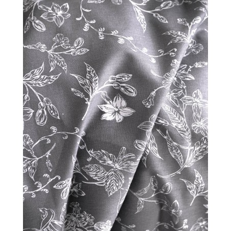 Σετ Σεντόνια Ημίδιπλα 3 Τεμαχίων Rythmos Ortensia Γκρι 160x260