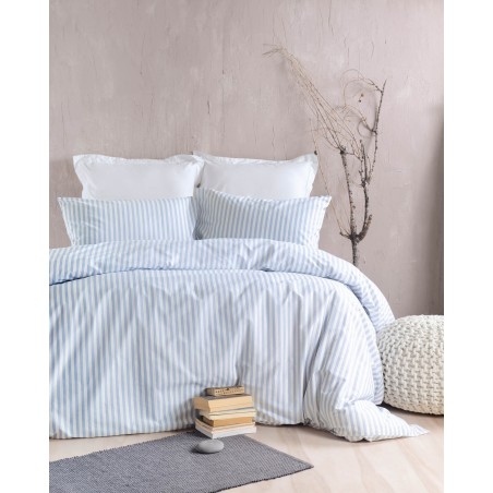 Σετ Σεντόνια King Size 4 Τεμαχίων Rythmos Eloise Γαλαζιο 270x290